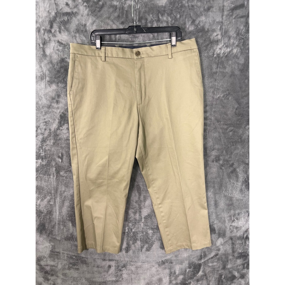 Dockers Signature Khaki Classic Flex Comfort Tan Pants Mens 37x27.5